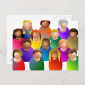 Diverse Community Briefkaart (Voorkant / Achterkant)