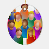 Diverse Community Keramisch Ornament (Links)