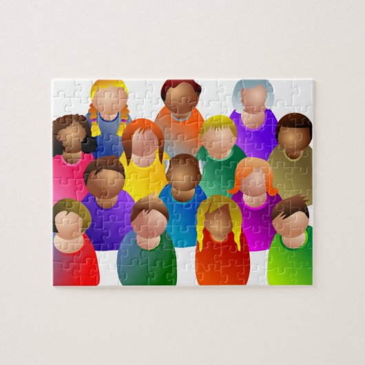 Diverse Community Legpuzzel (Horizontaal)