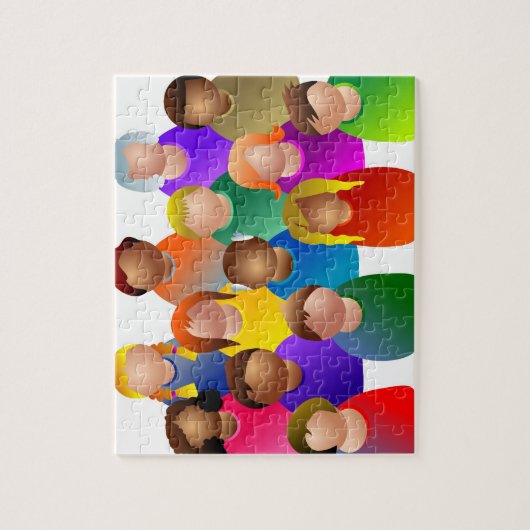 Diverse Community Legpuzzel (Verticaal)
