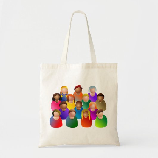 Diverse Community Tote Bag (Voorkant)