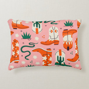 Diverse cowboylaarzen patroon accent kussen