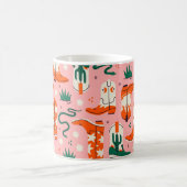 Diverse cowboylaarzen patroon koffiemok (Center)