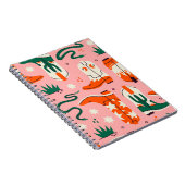 Diverse cowboylaarzen patroon notitieboek (Rechterzijde)