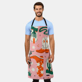 Diverse cowboylaarzen patroon schort (Gedragen)