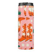 Diverse cowboylaarzen patroon thermosbeker (Achterkant)