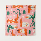 Diverse cowboylaarzen patroon wandkleed (Voorkant (horizontaal))