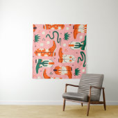 Diverse cowboylaarzen patroon wandkleed (In Situ (horizontaal))