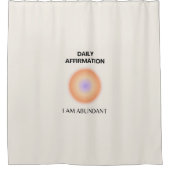 Diverse dagelijkse bevingen Positief Spiritueel Douchegordijn (Voorkant)