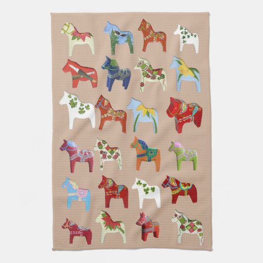 Diverse Dala's Dish Towel Theedoek (Verticaal)