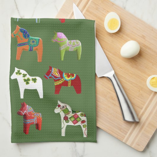 Diverse Dala's Dish Towel Theedoek (Quarter Fold)