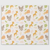 Diverse decoratieve dieren cadeaupapier (Vlak)