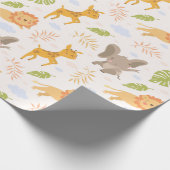 Diverse decoratieve dieren cadeaupapier (Hoek)