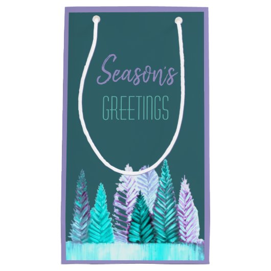 Diverse dennenzak klein cadeauzakje (Voorkant)