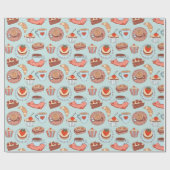 Diverse desserts cadeaupapier (Vlak)