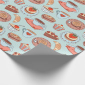 Diverse desserts cadeaupapier (Hoek)