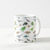 Diverse dinosauruspatronen koffiemok (Voorkant rechts)