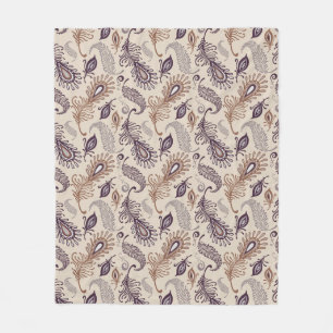 Diverse doezelpatronen fleece deken