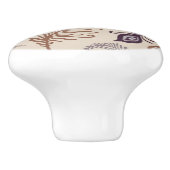 Diverse doezelpatronen keramische knop (Zijkant)