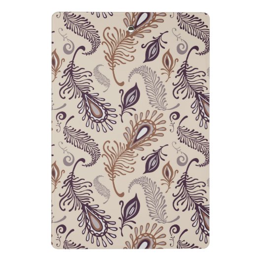 Diverse doezelpatronen mini klembord (Achterkant)