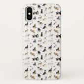 Diverse Dogs Pattern Case-Mate iPhone Case (Achterkant)