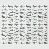 Diverse Duitse WW2-vliegtuigen Cadeaupapier (Vlak)