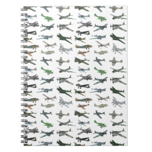 Diverse Duitse WW2-vliegtuigen Notitieboek