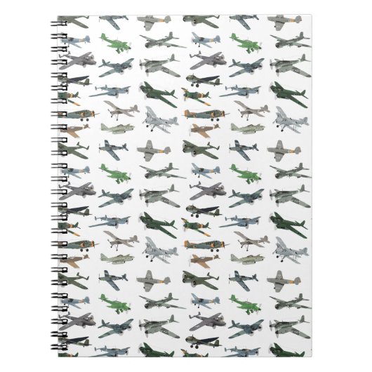 Diverse Duitse WW2-vliegtuigen Notitieboek (Voorkant)