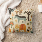 Diverse fantasiedieren en planten kussen (Deken)