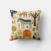 Diverse fantasiedieren en planten kussen (Achterkant)