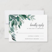 Diverse Foliage RSVP-kaart RSVP Kaartje (Voorkant)