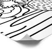 Diverse gekleurde tuin (pagina 5) medium poster (Hoek)