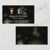 Diverse gemengde Drinken | Achtergrond verlichting Visitekaartje (Voorkant / Achterkant)