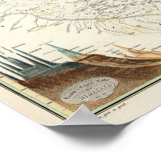 Diverse geologische kaarten poster (Hoek)