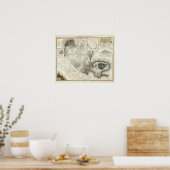 Diverse geologische kaarten poster (Keuken)