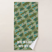 Diverse green colors background badhanddoek (Badhanddoek)