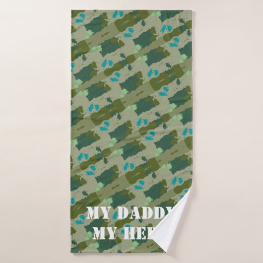 Diverse green colors background badhanddoek (Badhanddoek)