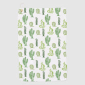 Diverse groene cacti-golfhanddoek golfhanddoek (Voorkant)