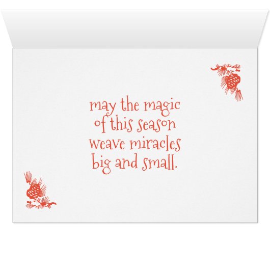 Diverse haast in de Sneeuwkerstfeestdag (Binenzijde Horizontaal (Onderkant))