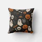 Diverse Halloween-patroon beeldkussens Kussen (Achterkant)