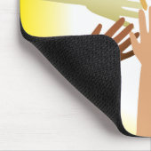 Diverse handen muismat (Hoek)