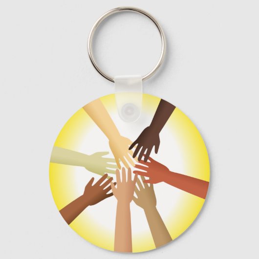 Diverse handen sleutelhanger (Voorkant)
