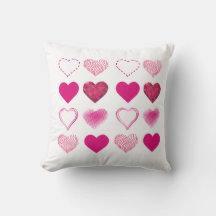 Diverse hartvormen in regelmatige patronen