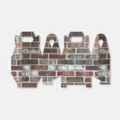 Diverse het muurpatroon van de kleurenbaksteen bedankdoosjes (Uitgevouwen)