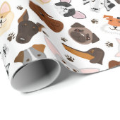 Diverse hondenrassen cadeaupapier (Rol Hoek)