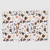 Diverse hondenrassen golfhanddoek (Horizontaal)