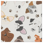 Diverse hondenrassen stof (Close Up)