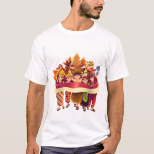 Diverse Indonesische mensen vieren eenheid T-shirt