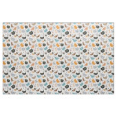 Diverse kat gezichten patroon stof (Yard (91,4 cm))