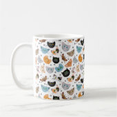 Diverse kattengezichtjes patroon koffiemok (Links)